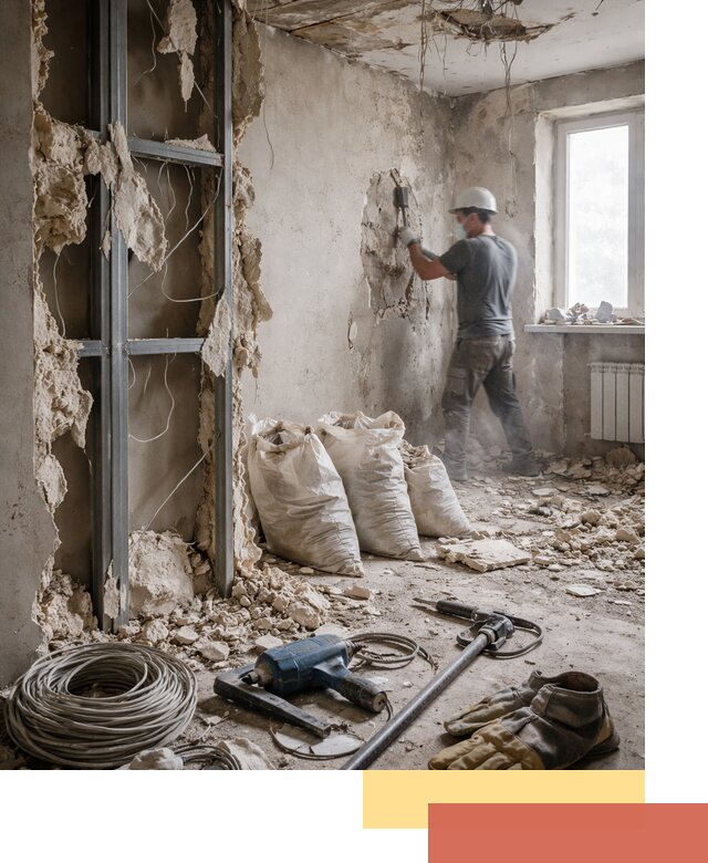 Профессиональный демонтаж зданий и конструкций в Вольске