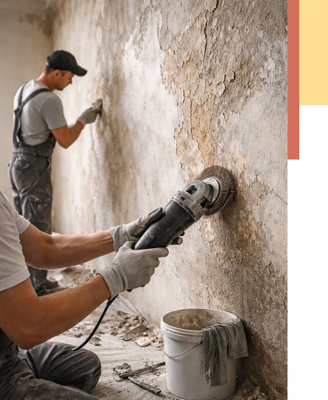 Снятие и удаление краски со стен в Вольске от 2127 руб. — ОТДЕЛОЧНИК-Вль