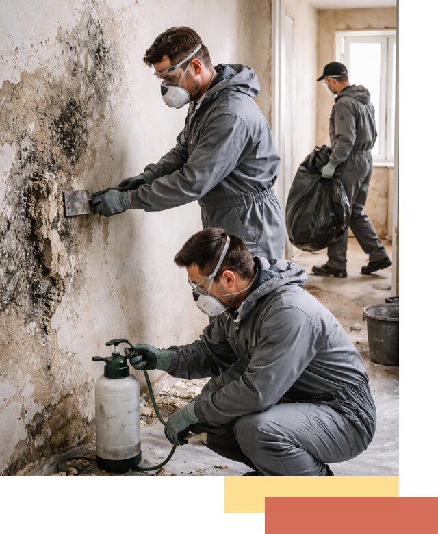 Удаление плесени со стен профессионально в Вольске