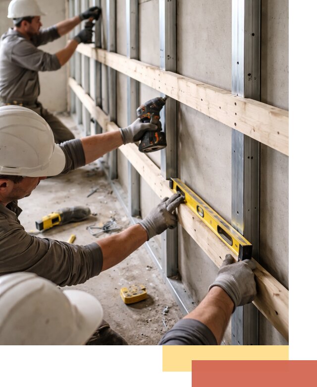 Устройство обрешетки под панели в Вольске