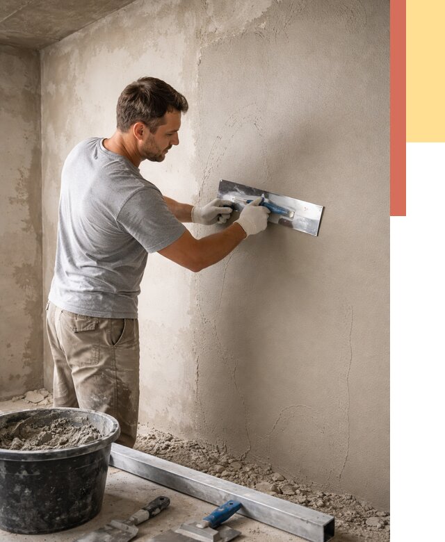 Штукатурка стен без маяков в Вольске от 7291 руб/м2 — услуги и цена | ОТДЕЛОЧНИК-Вль