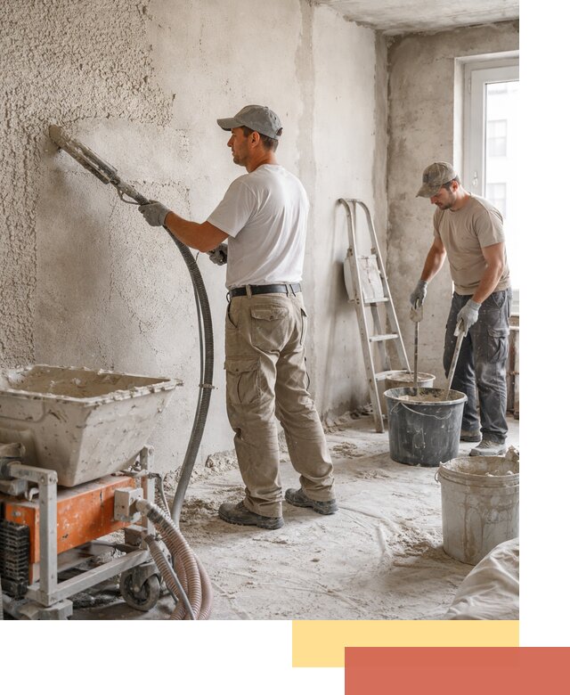 Машинная штукатурка стен в Вольске — быстро и качественно