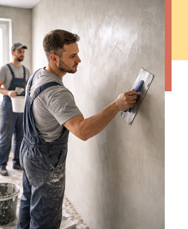 Глянцевание штукатурки стен в Вольске от 7595 руб. — услуги и затирка | ОТДЕЛОЧНИК-Вль