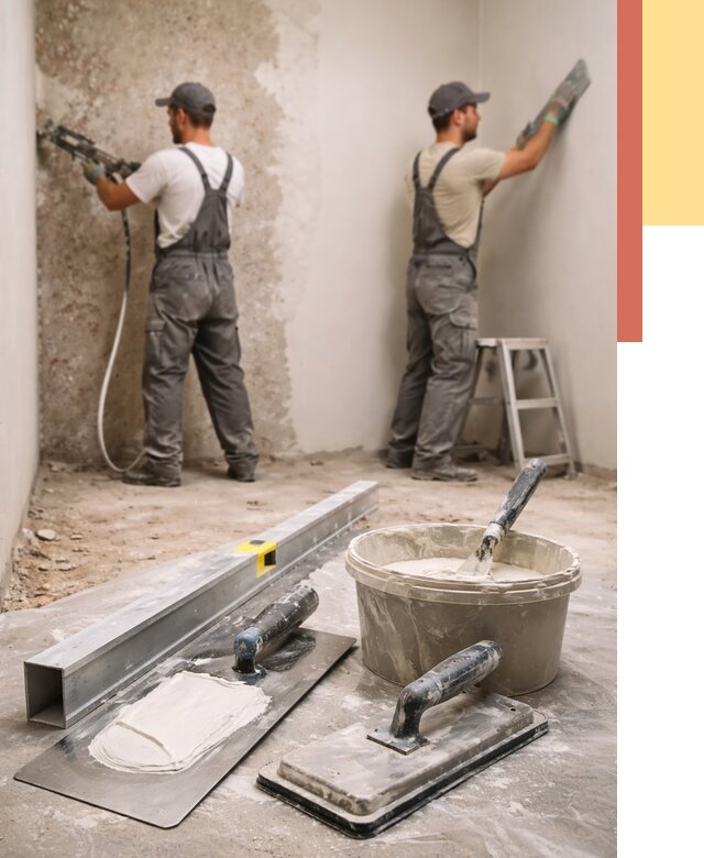 Штукатурка стен под обои в Вольске от 4557 руб./м2 — выравнивание под обои | ОТДЕЛОЧНИК-Вль