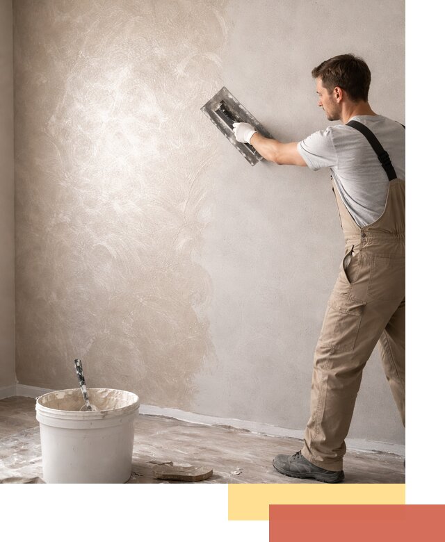 Декоративная штукатурка «Мокрый шелк» под ключ в Вольске