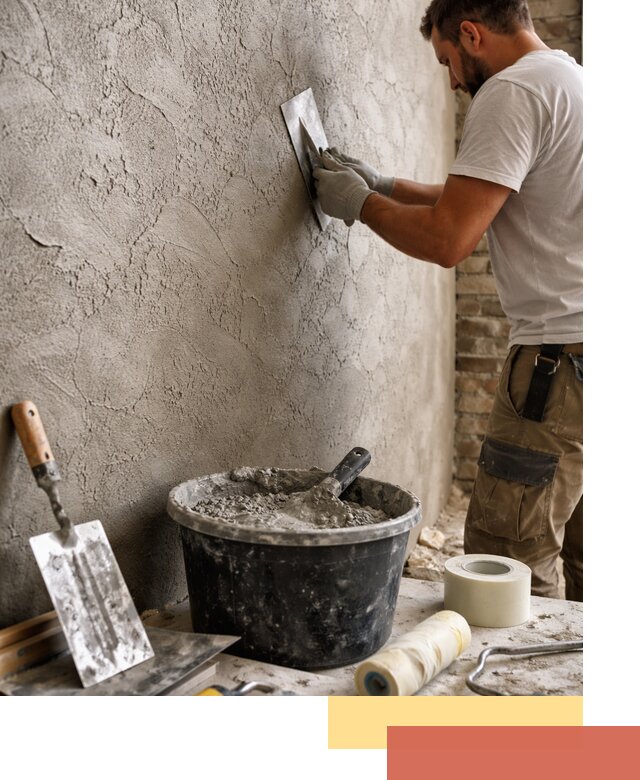 Декоративная штукатурка лофт в Вольске — отделка стен и потолков