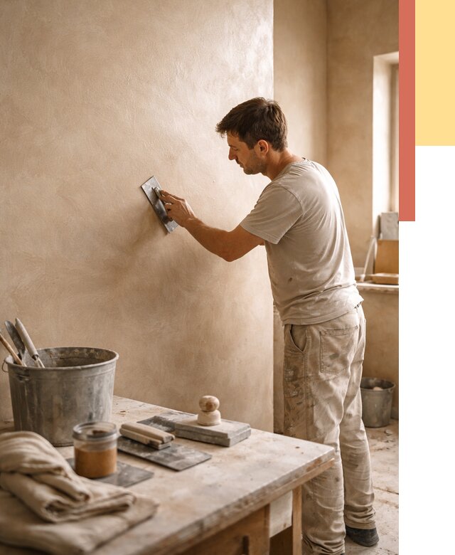 Марокканская штукатурка таделакт в Вольске под ключ от 4253 руб. | ОТДЕЛОЧНИК-Вль