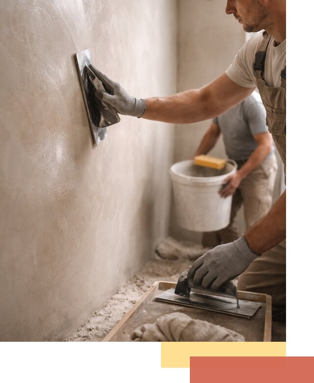 Нанесение марокканской штукатурки таделакт в Вольске