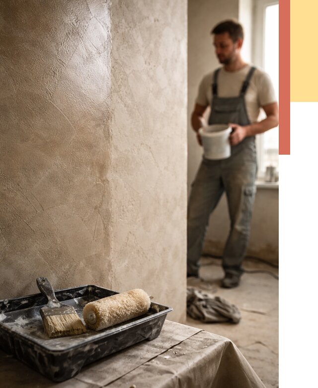 Нанесение воска на штукатурку в Вольске от 3544 руб. | Услуги ОТДЕЛОЧНИК-Вль