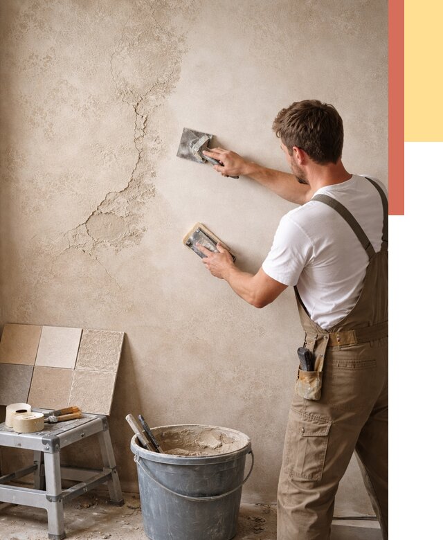 Ремонт декоративной штукатурки в Вольске от 4557 руб. под ключ | ОТДЕЛОЧНИК-Вль