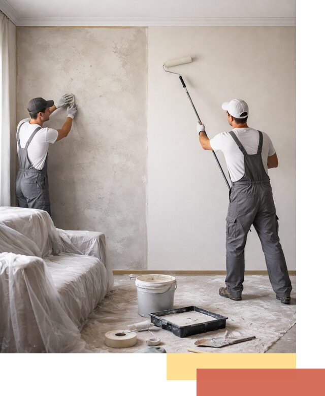 Покраска стен антивандальной краской в Вольске