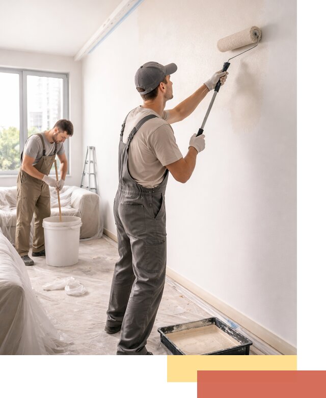 Покраска стен в офисе в Вольске — быстрый и качественный ремонт