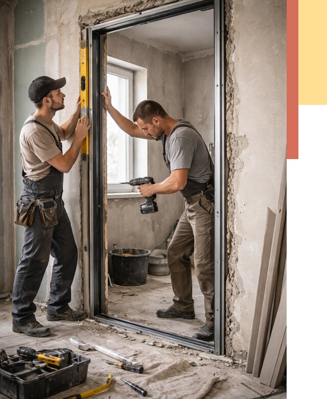 Закладка дверного проема в Вольске от 3544 руб. — быстро и недорого | ОТДЕЛОЧНИК-Вль