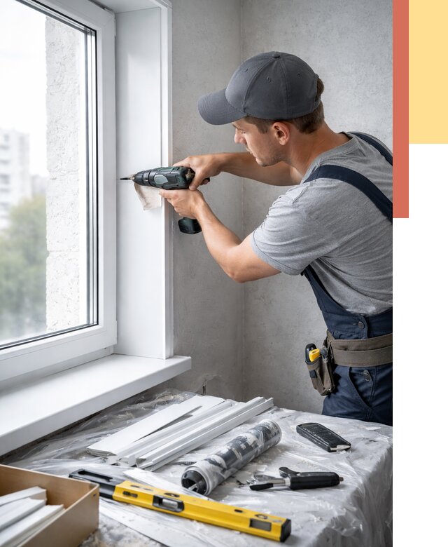 Установка пластиковых откосов в Вольске от 2279 руб. | ОТДЕЛОЧНИК-Вль монтаж, быстро и недорого