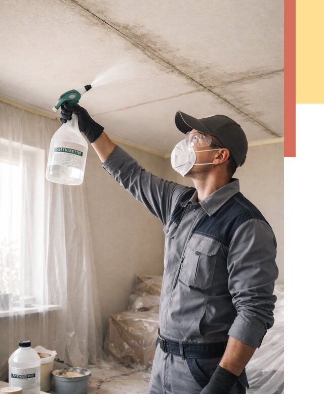 Антисептическая обработка потолка в Вольске от 2532 руб. | ОТДЕЛОЧНИК-Вль