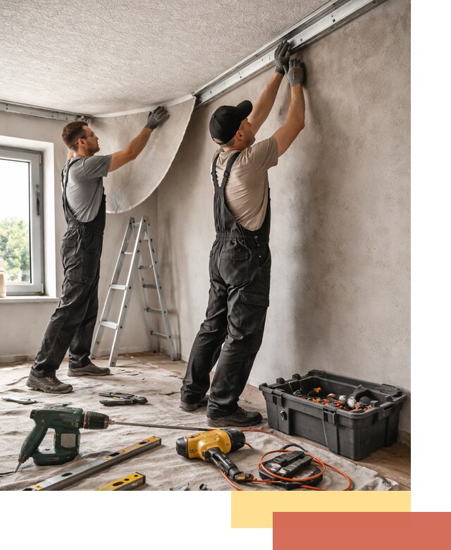 Монтаж фактурного натяжного потолка в Вольске качественно и быстро