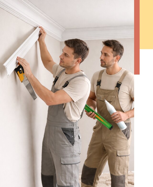Монтаж потолочного плинтуса в Вольске от 2329 руб. — быстро и недорого | ОТДЕЛОЧНИК-Вль