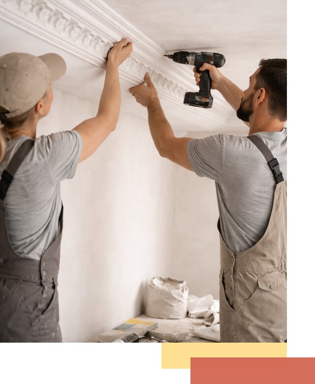 Профессиональный монтаж лепнины на потолок в Вольске