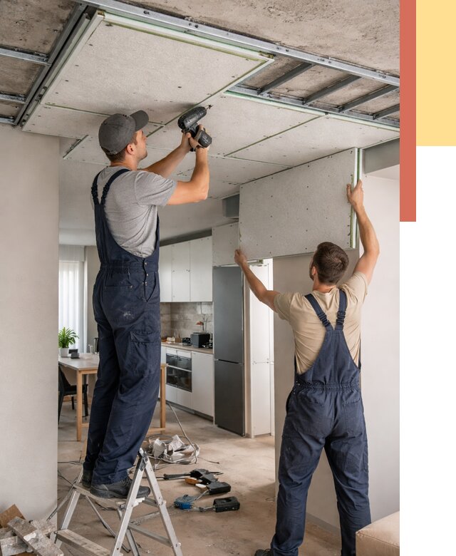 Шумоизоляция потолка панелями зипс в Вольске от 1873 руб. под ключ | ОТДЕЛОЧНИК-Вль